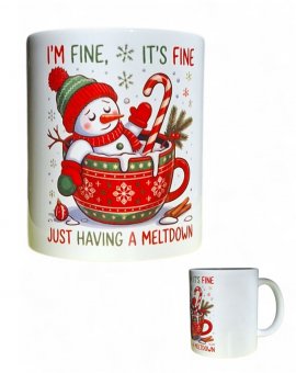 Cana Ceramica personalizata “MELTDOWN”