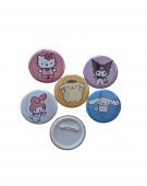 Set 5 insigne  HELLO KITTY AND FRIENDS